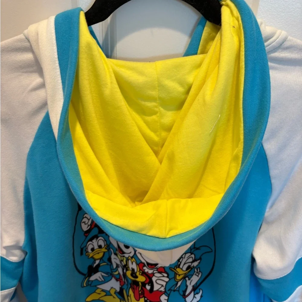 Disneyland Fab 5 Blue and White Zipper Hoodie Sweatshirt, L - Picture 13 of 15